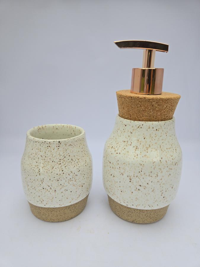 CONJUNTO PARA BANHEIRO SABO LIQ + PORTA ESCOVA