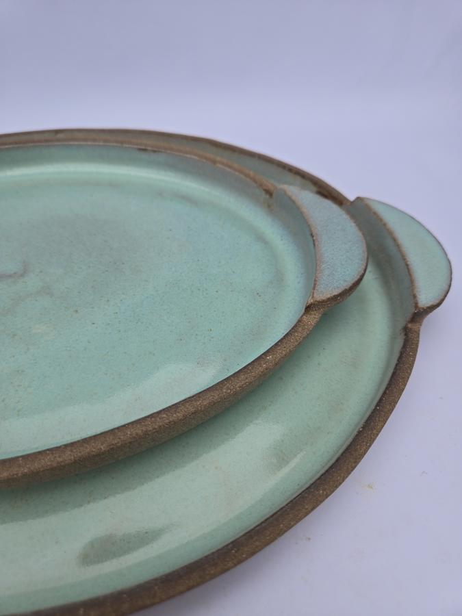 CONJUNTO 2 BANDEJAS OVAIS COM AL�A