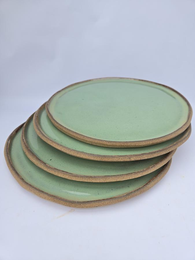 CONJUNTO 8 PRATOS REDONDO BORDA BAIXA