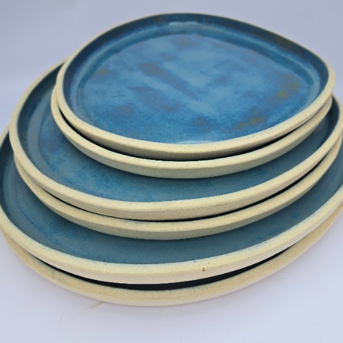 CONJUNTO 6 PRATOS TRIANGULARES