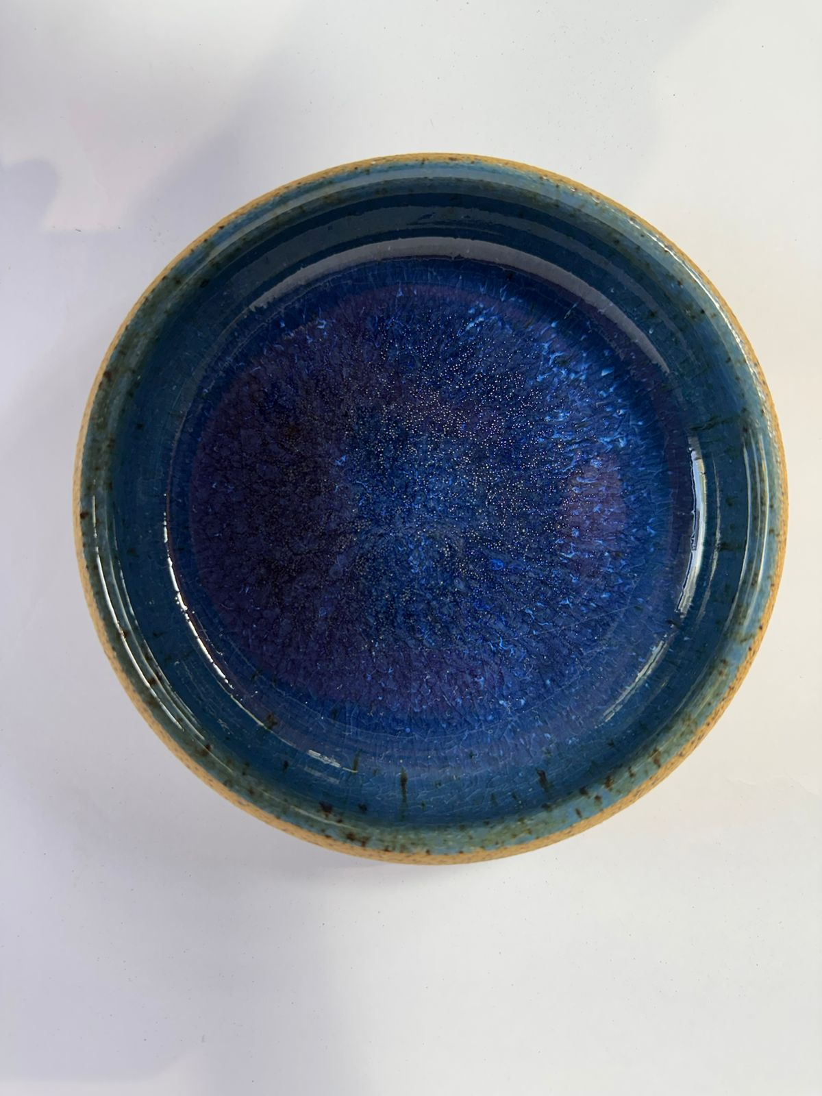 BOWL BLUE GLASS