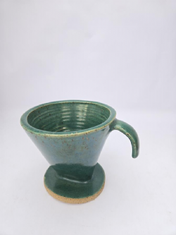 CONJUNTO DE 2 XICARAS DE CAFE 150ML COM PIRES, JARRA DE CAFE SEM TAMPA, COADOR E QUEIJEIRA P