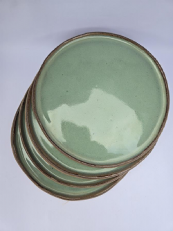 CONJUNTO 8 PRATOS REDONDO BORDA BAIXA