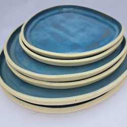 CONJUNTO 6 PRATOS TRIANGULARES